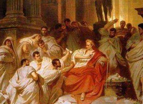 恺撒遇刺身亡前说的最后一句话：是你吗，布鲁图!