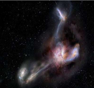 宇宙中最明亮的星系 其亮度超过银河系的1万倍