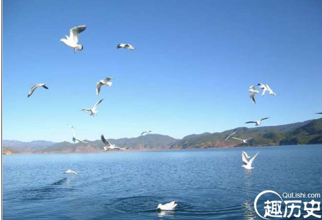 我国最大的咸水湖是青海湖，面积有4583平方公里