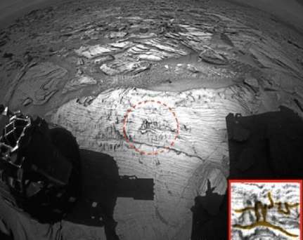 火星人存在的证据真的发现了 火星人在表面发现了神秘壁画