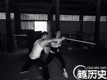 倪妮2015学习武术生活照 刻苦勤奋十分认真