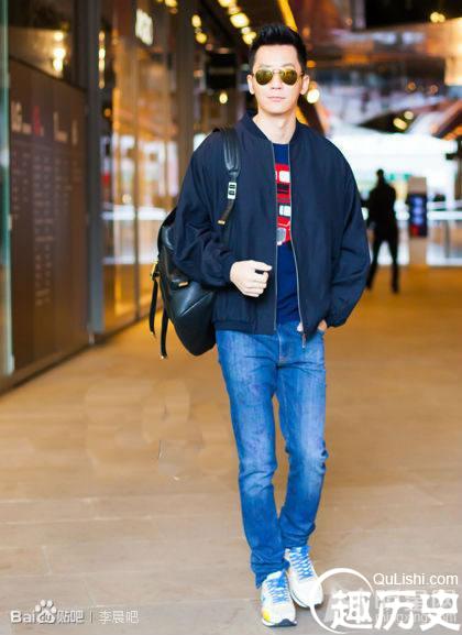 李晨时装周街拍集锦 劲酷男装范儿十足