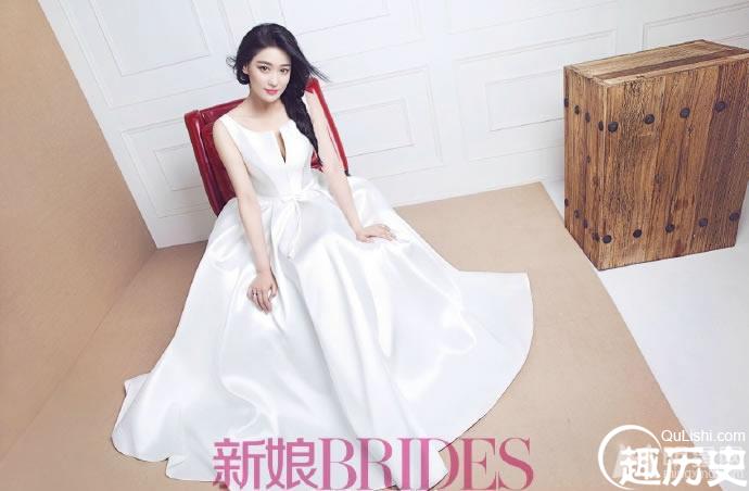 张馨予忘旧爱李晨 优雅登《时尚新娘》封面 