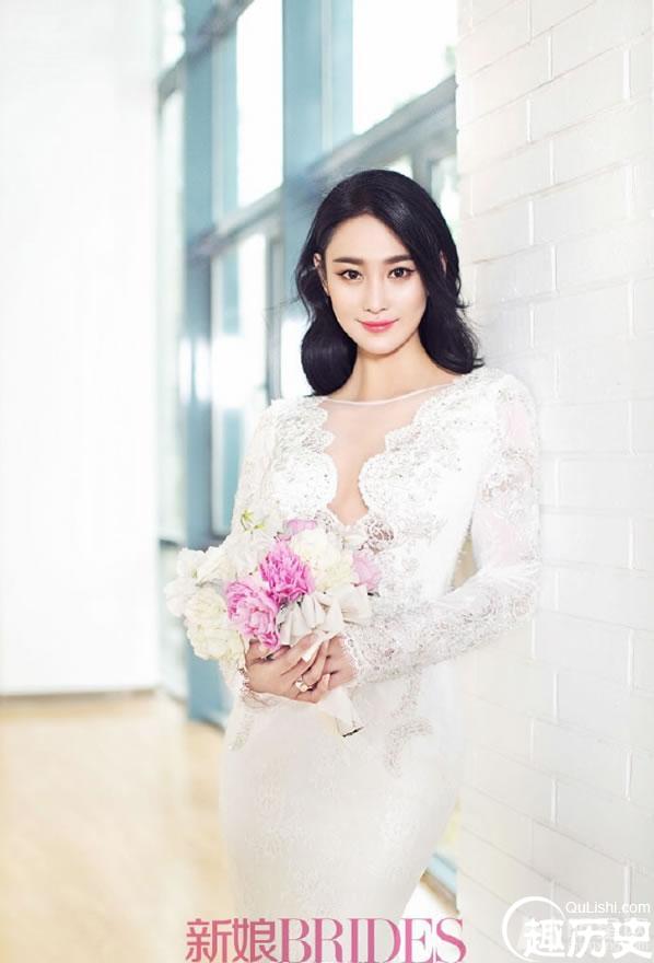 张馨予忘旧爱李晨 优雅登《时尚新娘》封面 