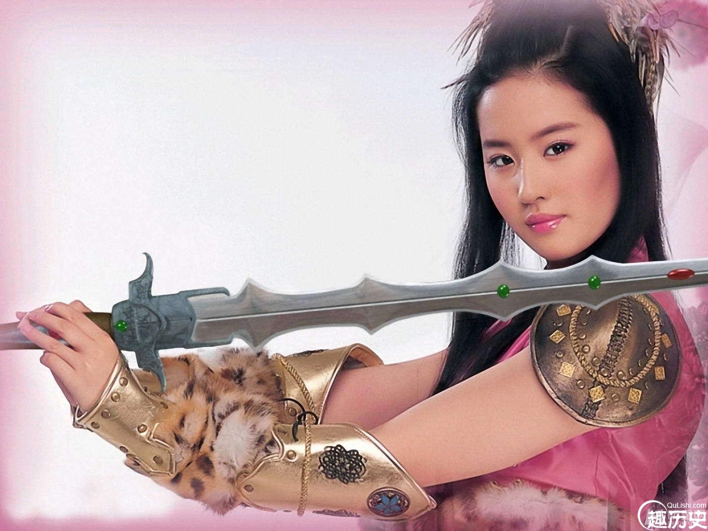 刘亦菲变身武侠少女 