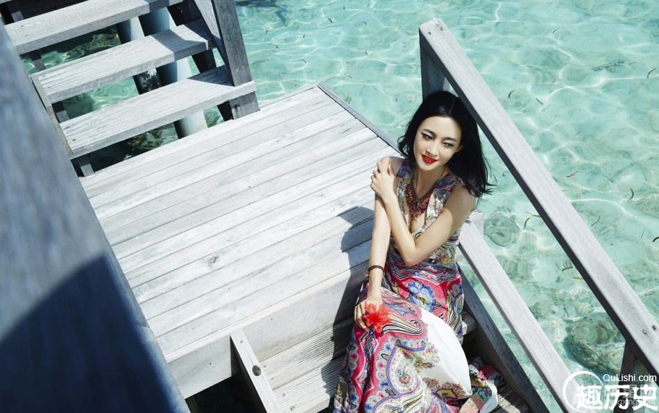 王丽坤阳光海岸写真 妩媚优雅甜美可人