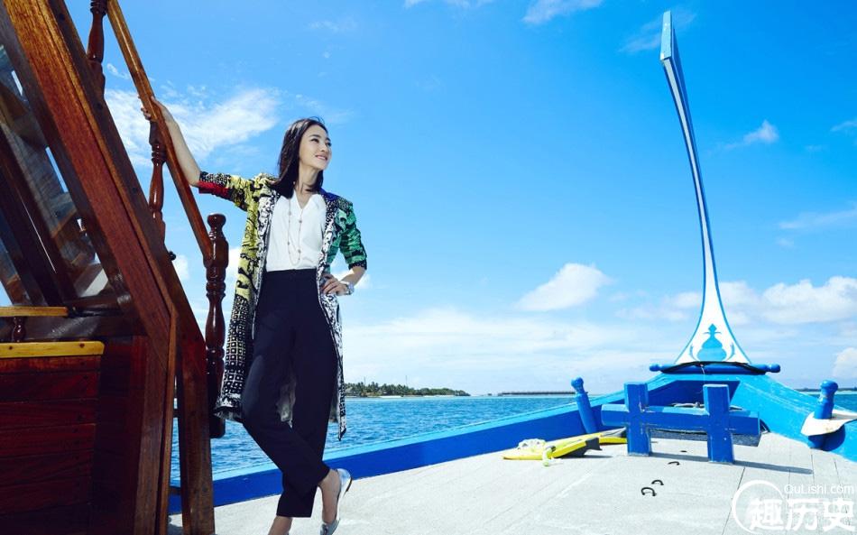 王丽坤阳光海岸写真 妩媚优雅甜美可人