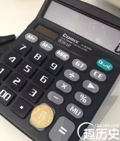 计算器为什么粘个硬币