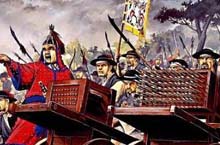 外国杂志上的中国古代战争场面：真是栩栩如生