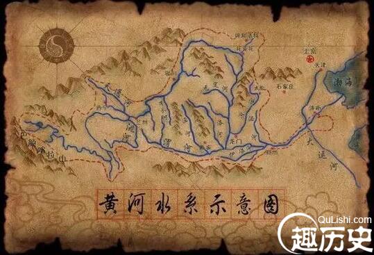 明朝黄河地图图片