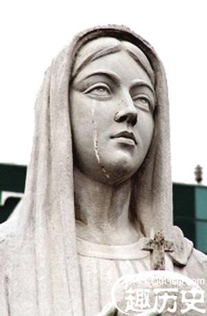 揭秘澳洲圣母像流泪灵异事件 流出的哭水不断