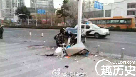 青岛万象城车祸