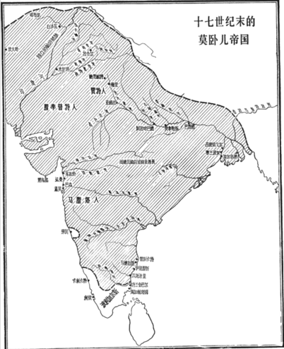 莫卧儿王朝地图图片