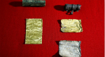 2000年微型金银纸卷被发现 藏在墓主护身符里