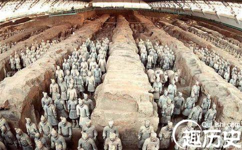 秦始皇兵马俑照片