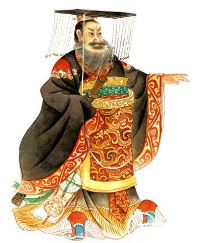 秦始皇像