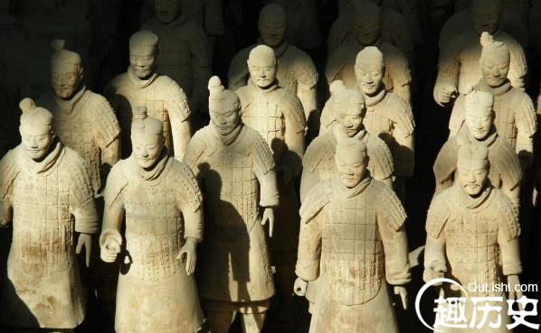 原文配图：中国的兵马俑。