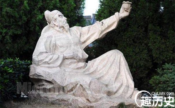 李白的雕像