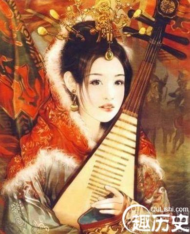汉匈和亲 王昭君画像