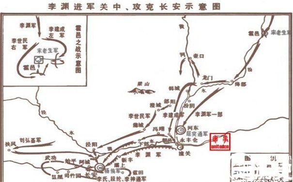 李渊起兵作战图