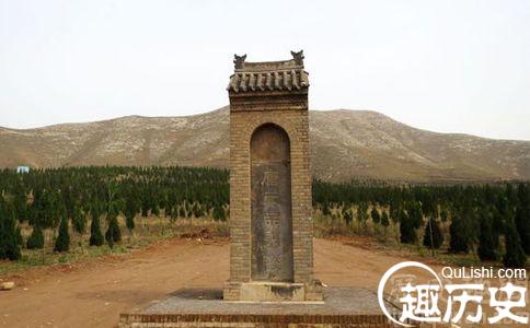 唐玄宗墓地的碑