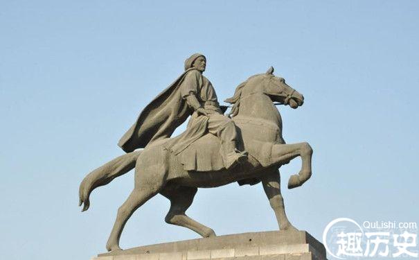 李自成雕像
