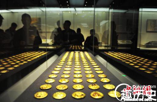海昏侯墓922件文物惊艳亮相南昌 成排金器抢眼