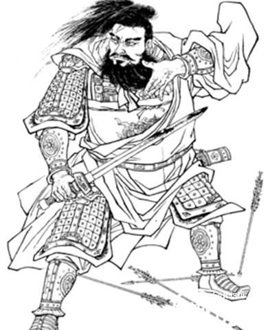 项羽画像