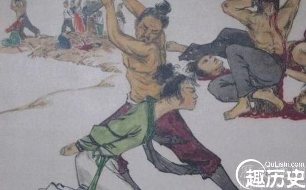 斩首的画面
