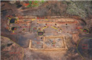 考古发现古炼锌场遗址 出土清代圆形炼锌炉