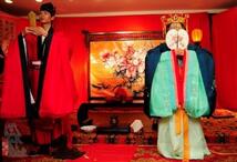 唐代结婚礼服揭秘：男服绯红色女服青绿色