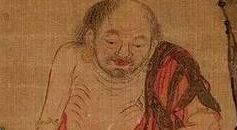 古代老和尚祖玄的画 后人临摹者甚多