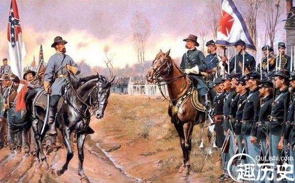 南北战争的油画