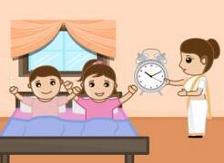 以前的人起床不听鸡叫而是听敲窗人敲打声