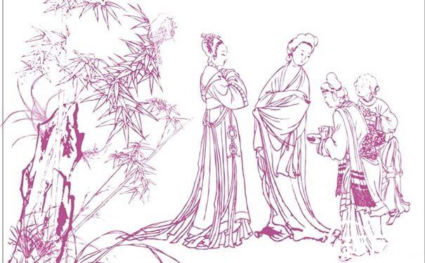 古代女性的画像