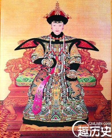 慈禧太后年轻时画像
