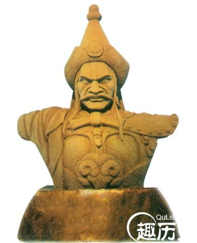 李元昊雕像