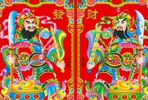 古人在春节期间门上贴门神是有什么作用?