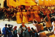 天地会起义，建立大成国