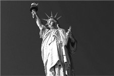法国送给美国的自由女神像揭幕